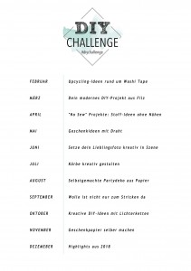 DIY Challenge 2018 - 5 Blogs 1000 Ideen