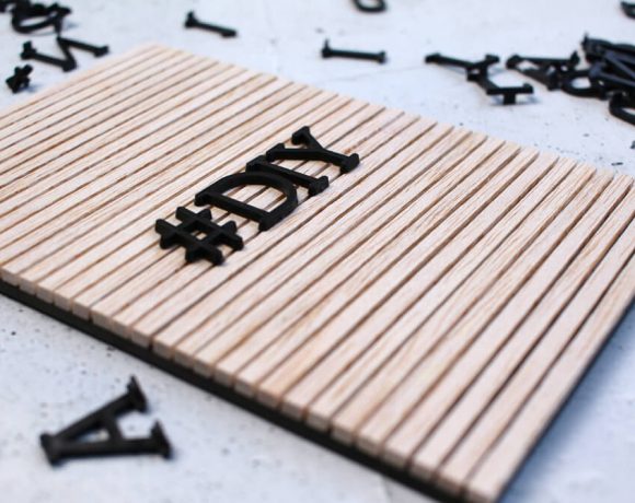 DIY Letterboard aus Holz von Gingered Things