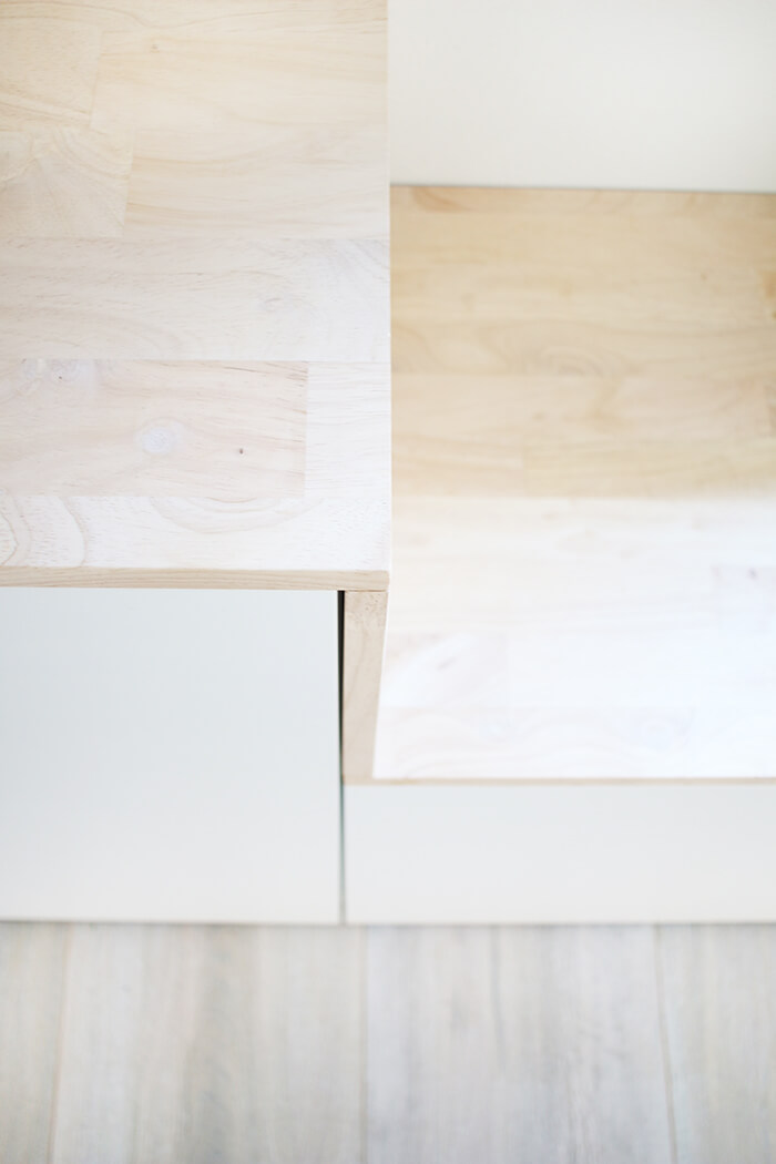 DIY Sideboard mit Sitzbank aus Besta von Ikea selbst bauen - Gingered Things