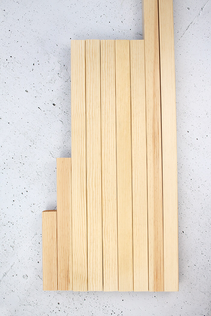 DIY Ypperlig Wandregal von Ikea selbst bauen - Abmessen - Gingered Things