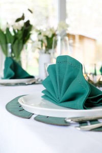 Servietten falten - Fächer