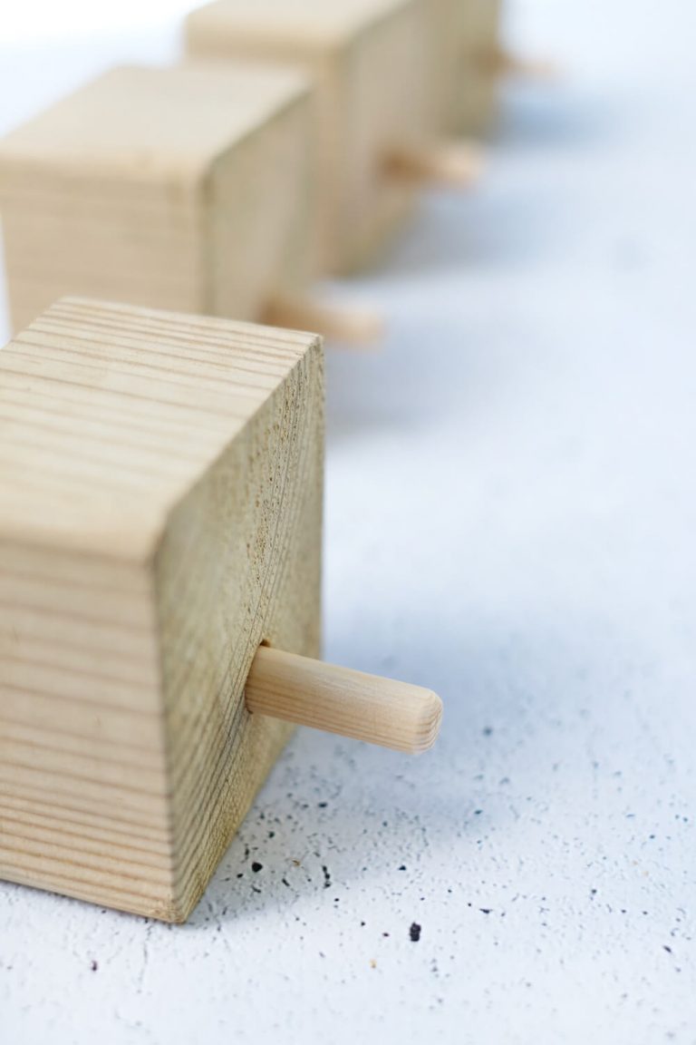 Mediterraner Wandhaken Aus Holz - Dekorativer Haken Für Jacken, Hüte Und Mehr