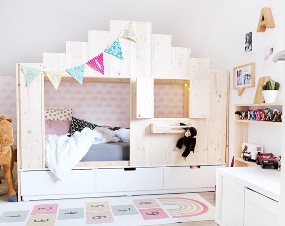 DIY Bett - Ikea Hack - Aus Nordli wird ein Hausbett - Gingered Things