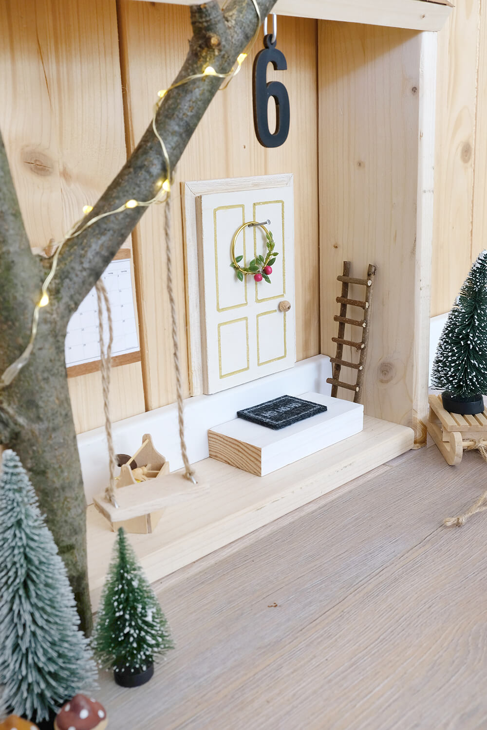 DIYnachten, Vordach für den Weihnachtswichtel mit Dremel und Gingered Things